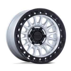 KMC KM552 IMS 20x9 ET0 8x165.1 125.10mm MACHINED W/ MATTE BLACK LIP