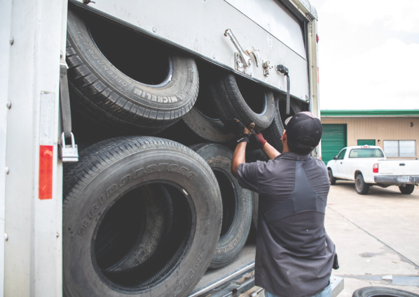 WE ONLY SELL & EXPORT MIXED CONTINGENTS OF USED TYRES